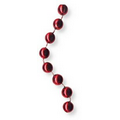 Red 7.5 Mm Bead Necklaces